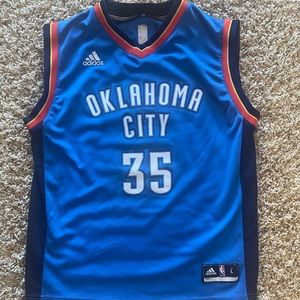 NBA basketball jersey, men’s size large, Kevin Durant, Oklahoma City